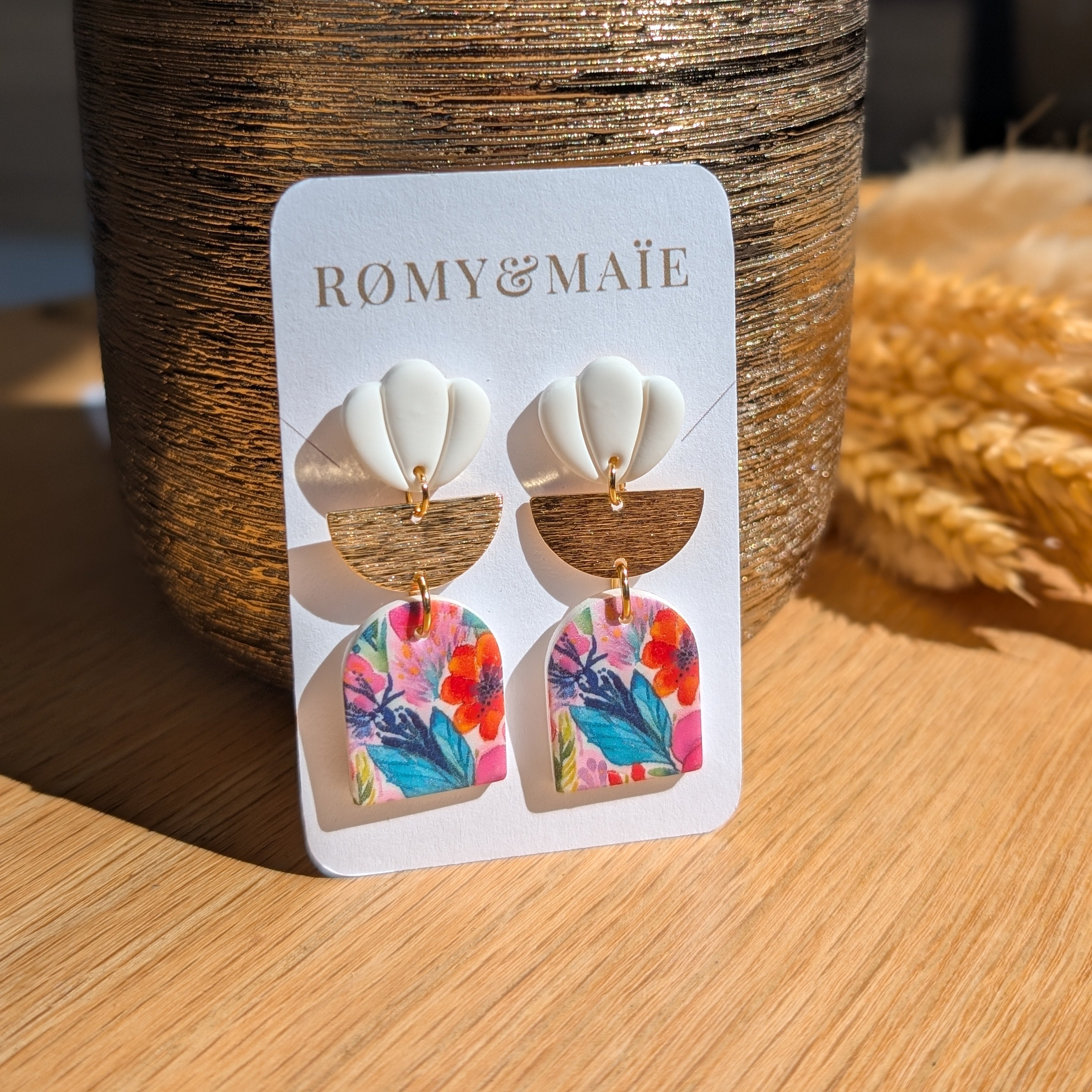 Boucles d'oreilles Eléonore - summer - Romy&Maie