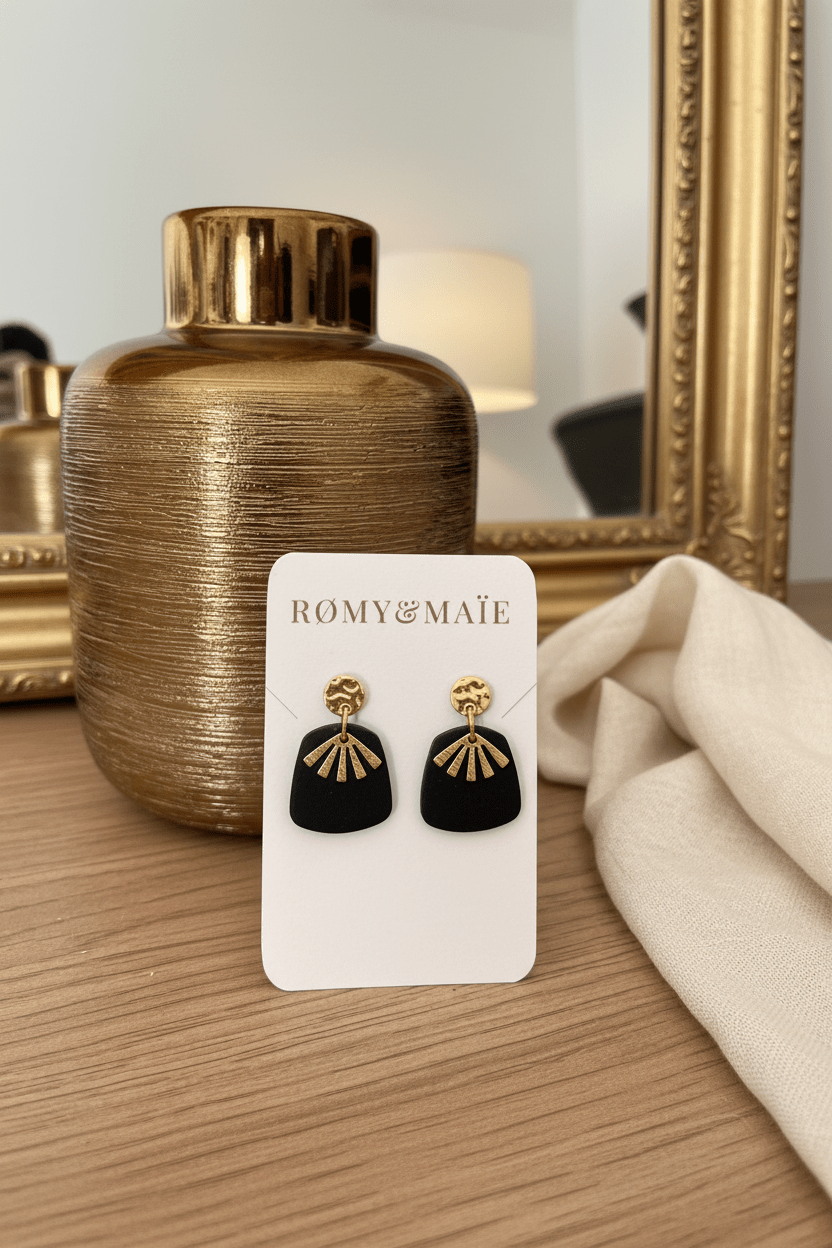 Boucles d'oreilles Gisèle - Romy&Maie