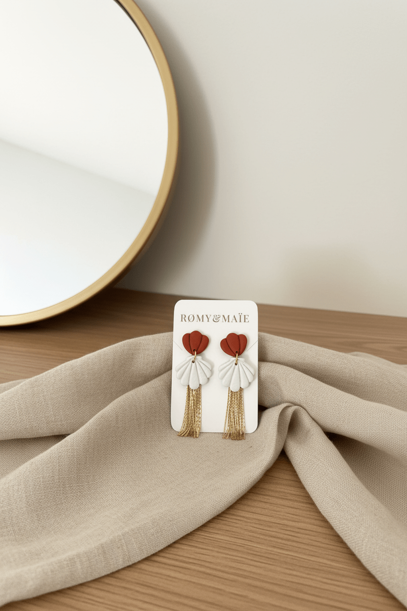 Boucles d'oreilles Elisa - Romy&Maie