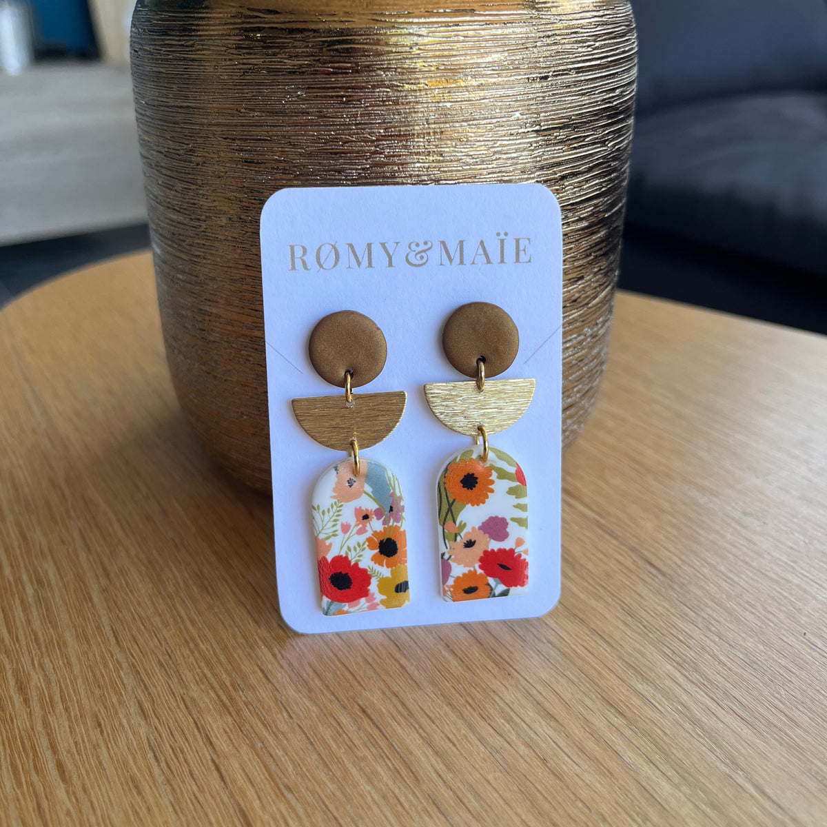 Boucles d'oreilles - Julyana - fleurs des champs - Romy&Maie