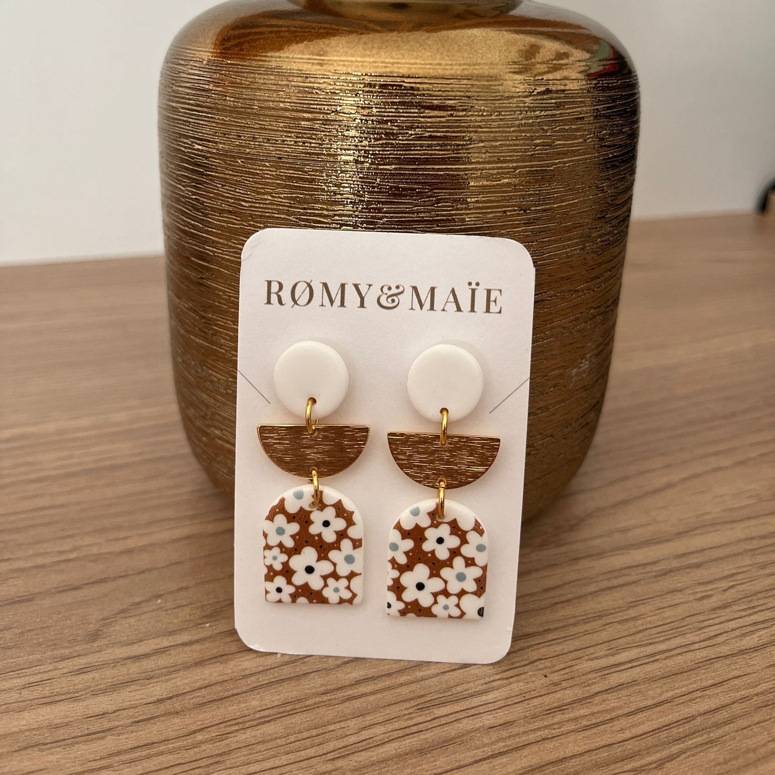 Boucles d'oreilles Lyana - liberty - Romy&Maie