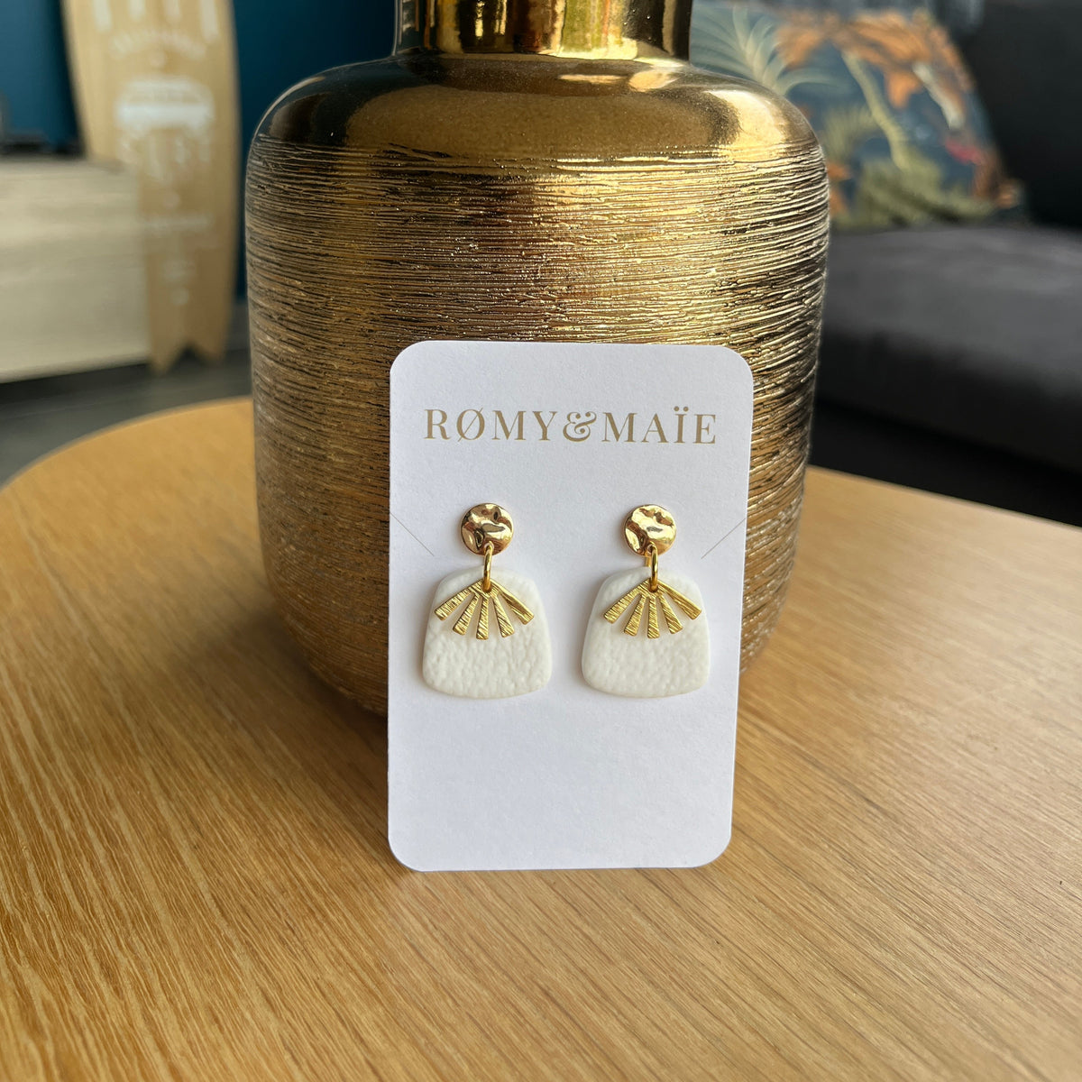 Boucles d'oreilles Mériam - Romy&Maie
