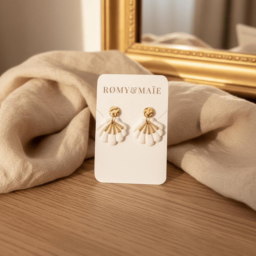 Boucles d'oreilles Yveline - Romy&Maie